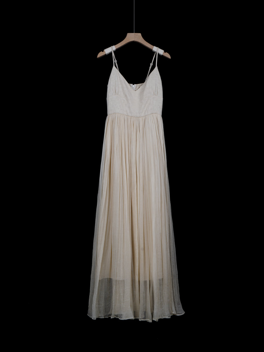 Französische Kleid von Hosenträgern