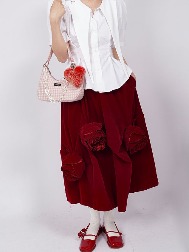 Denim Retro Armpit Bag