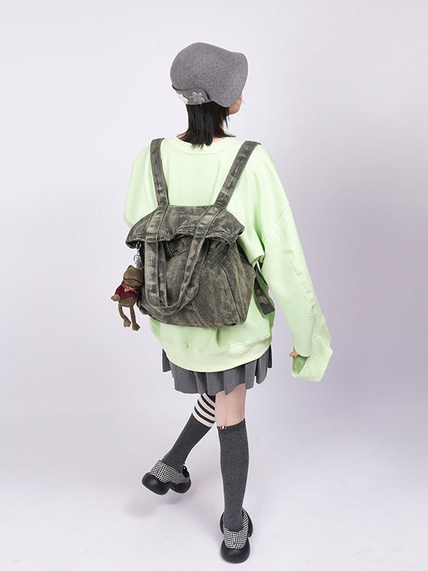 Y2K Denim Backpack