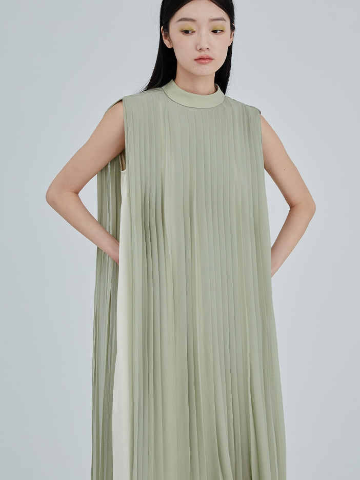 Organ PLEATED DOUBLE LAYER Dress
