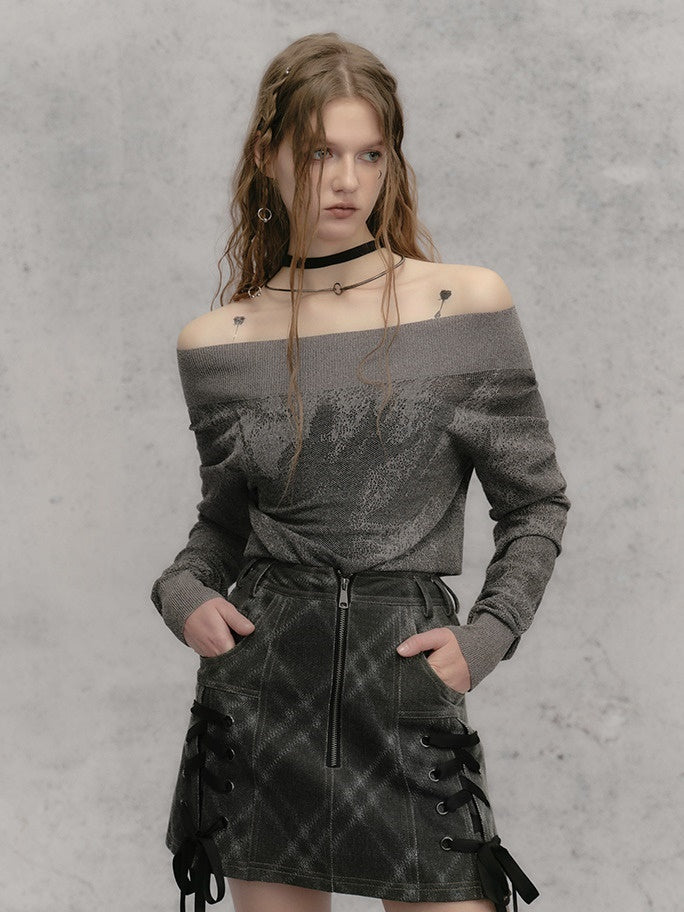 ONE-SHOULDER PULLOVER