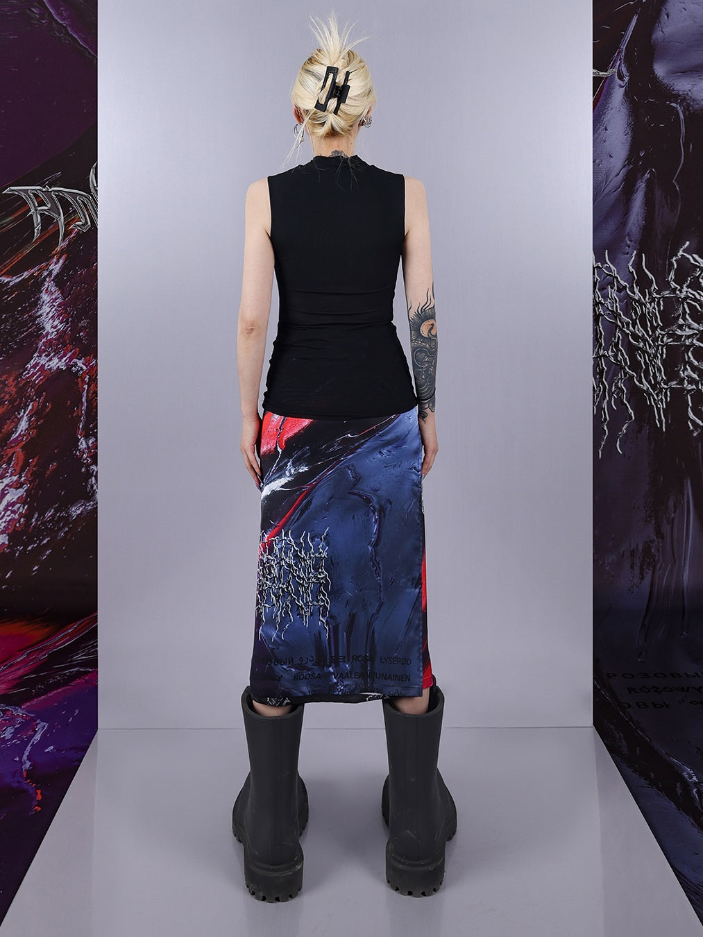 Reversible APRON SKIRT