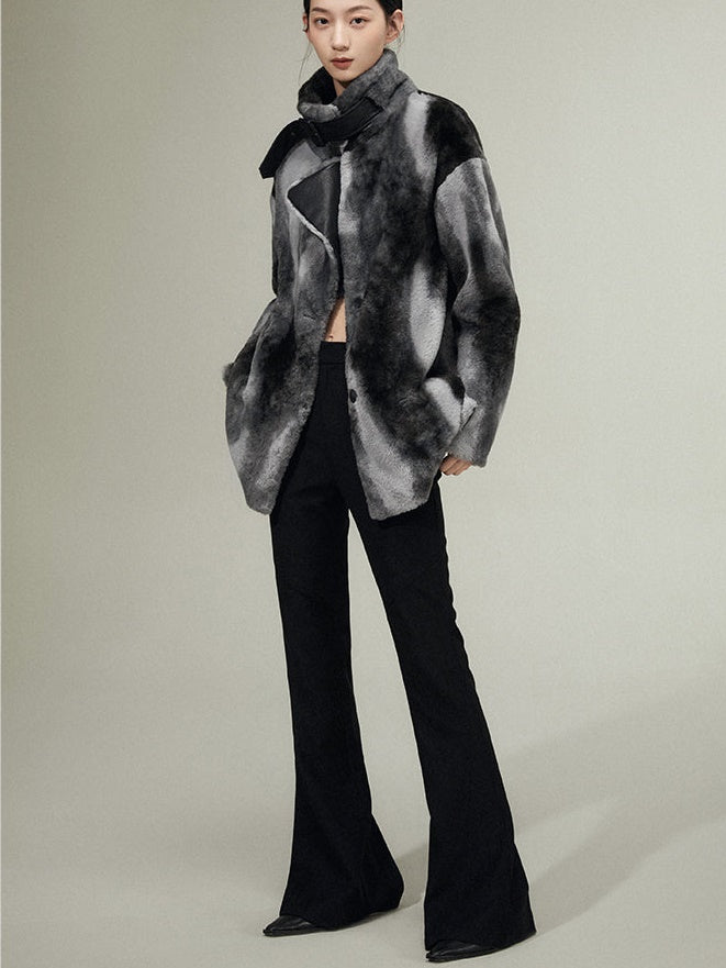 Split -Linie leicht ausgestellte Hose