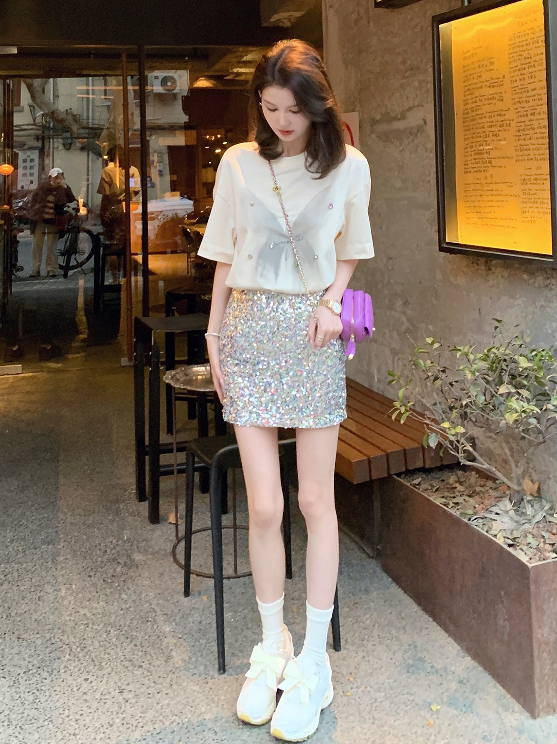 Butterfly Print Loose T-Shirt