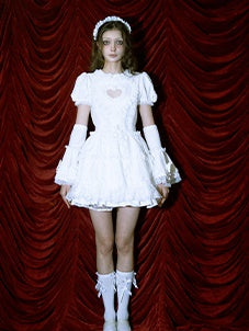 Puppenkleid für Puffärmel