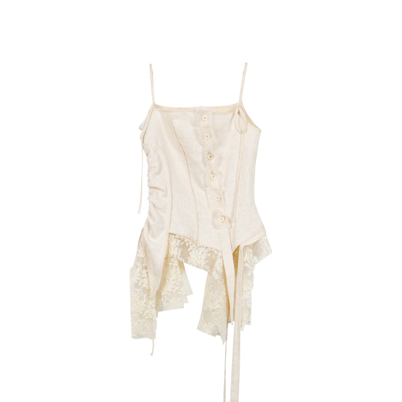 Spitzennähte Hosenträger oben