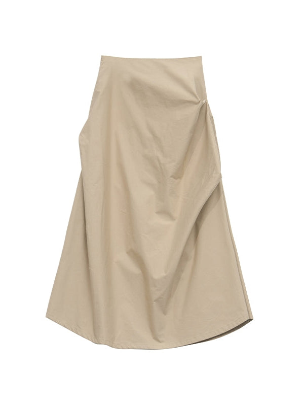 Simple Solid Color Skirt