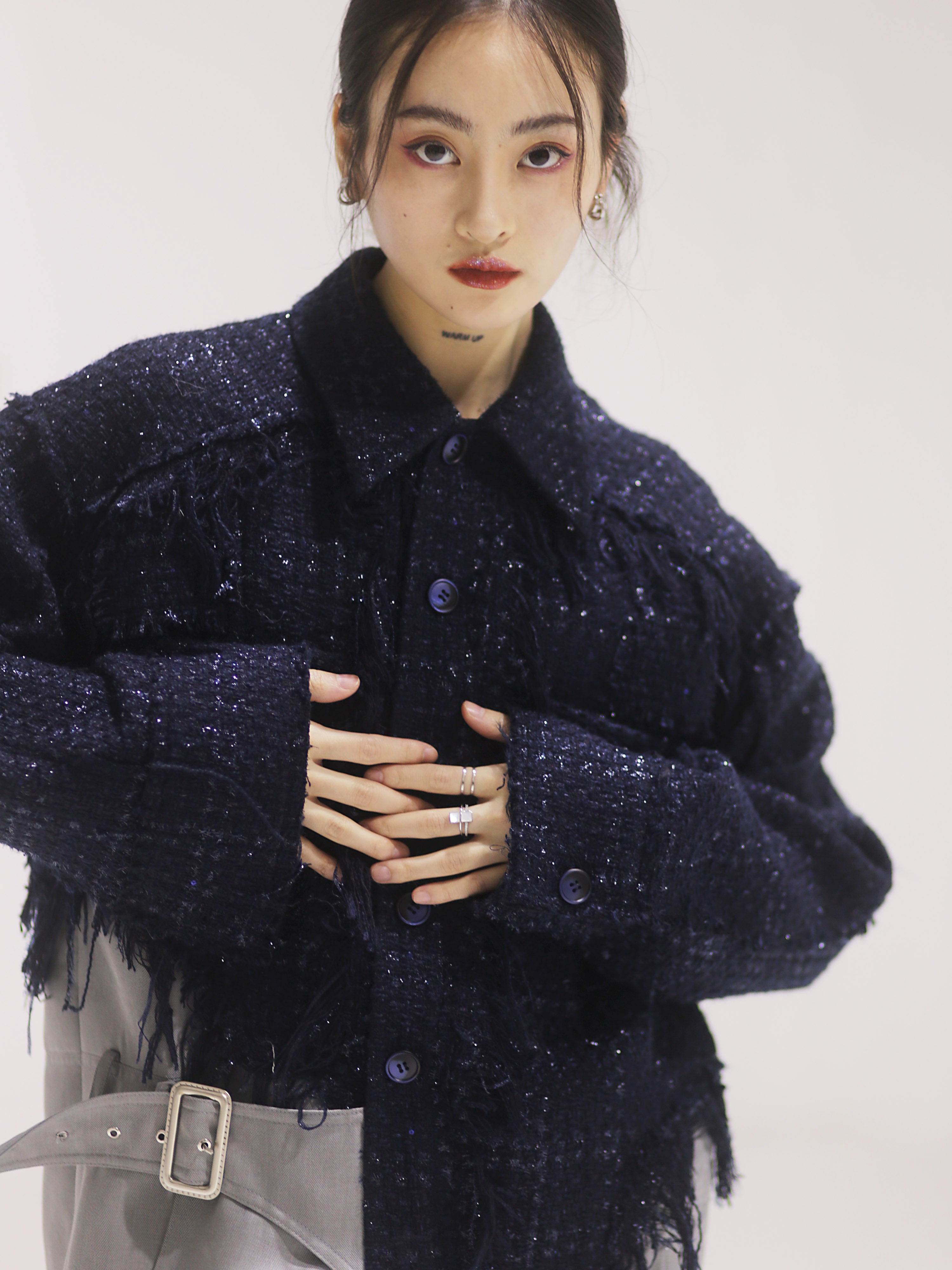 Randspleißen Overalls Jacke