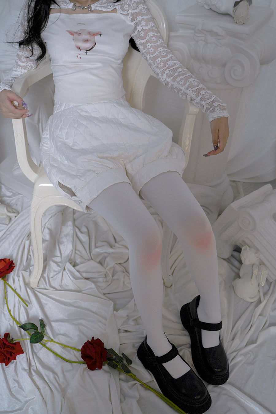 Ballon courte-courte à courtepointe mignon