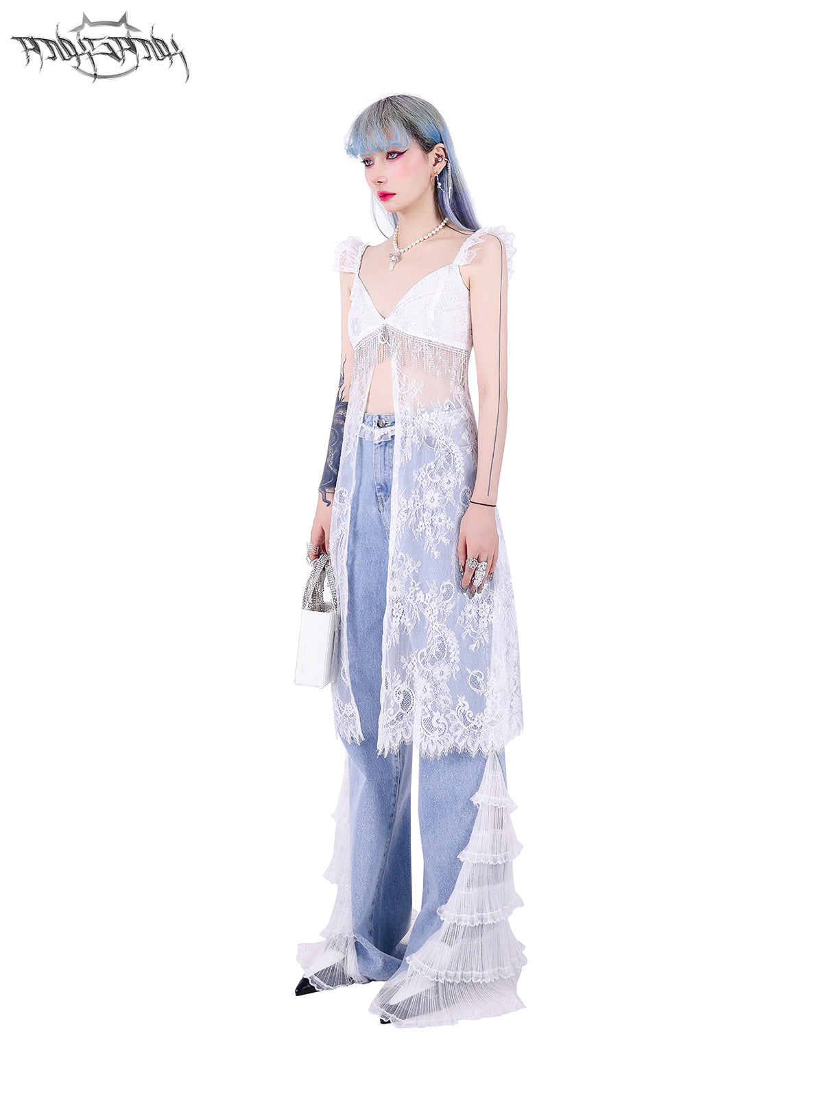 레이스 니치 니치시피 요정 원피스