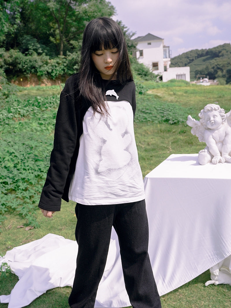 가역적 인 2way 니치 풀오버