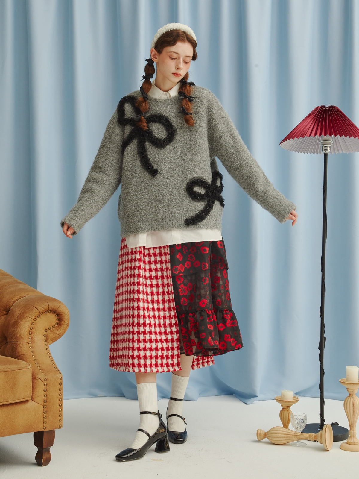 Süße süße Band Stickpullover stricke