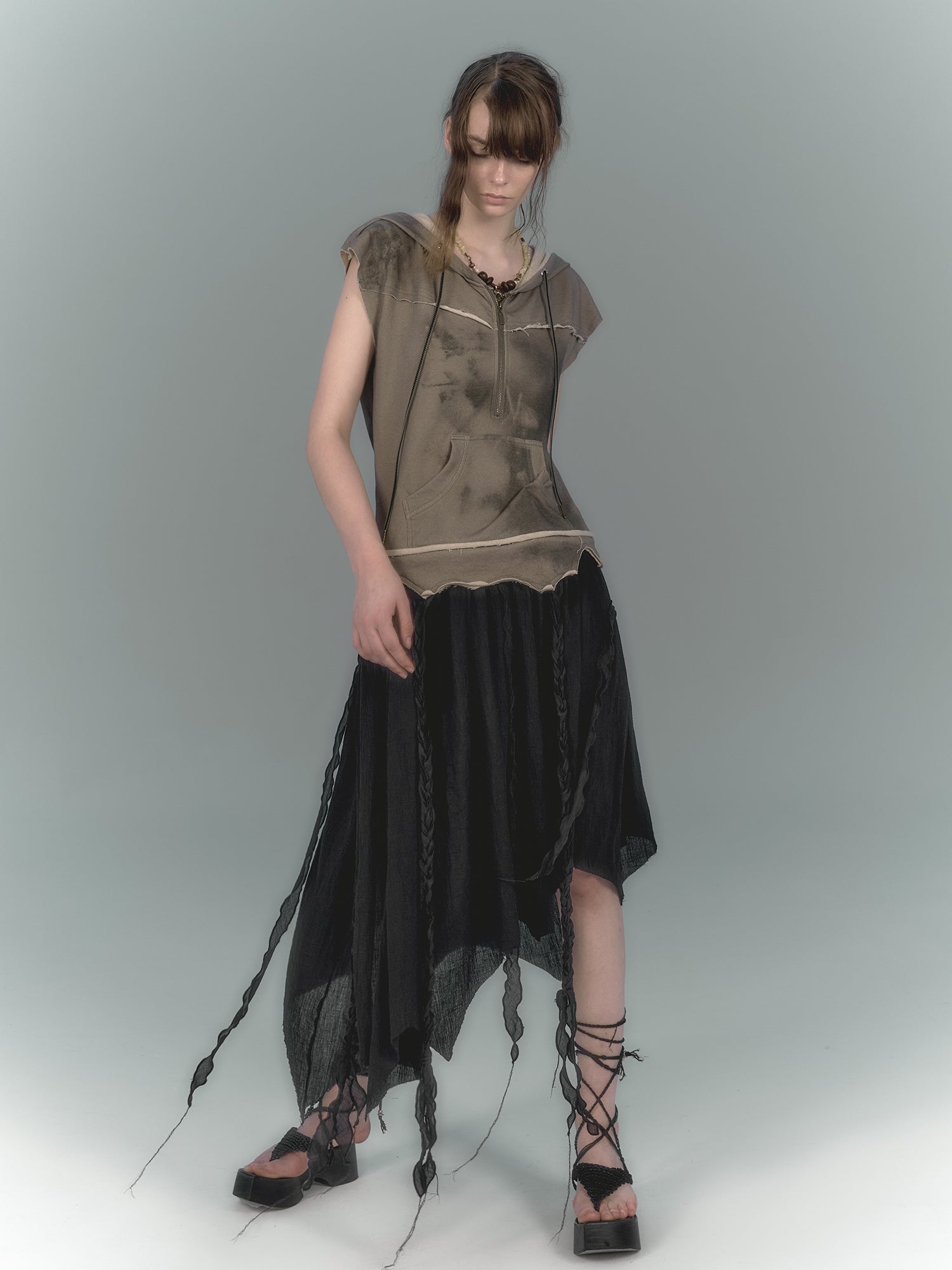 Irregular Tulle Skirt