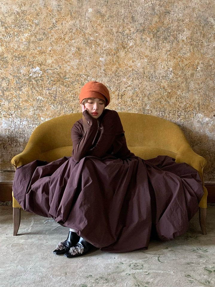 매우 큰 주름 구름 치마