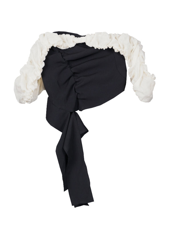 대비 색상 튜브 상단