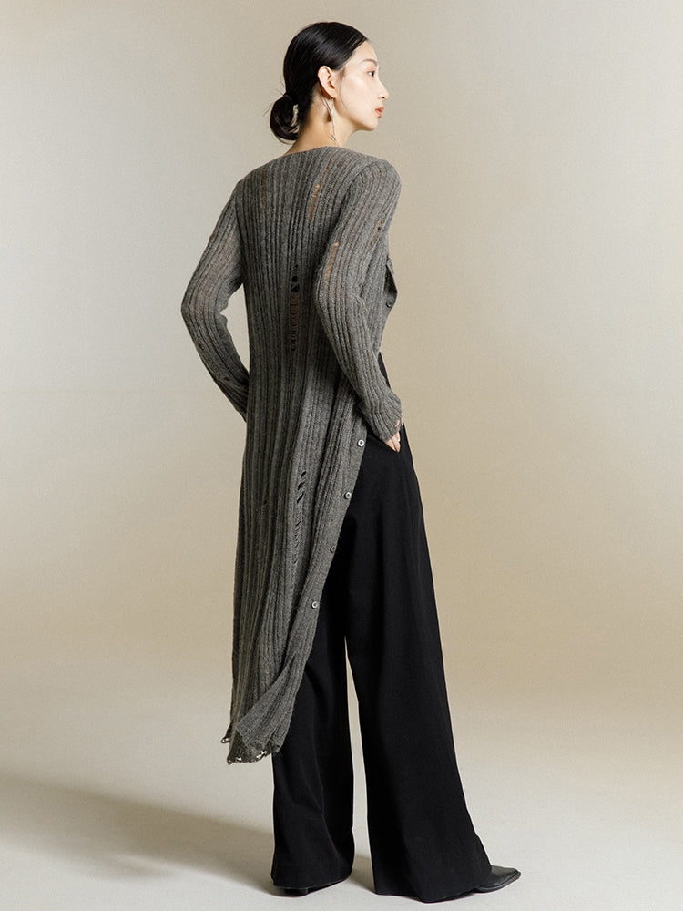 Long Knitted Cardigan