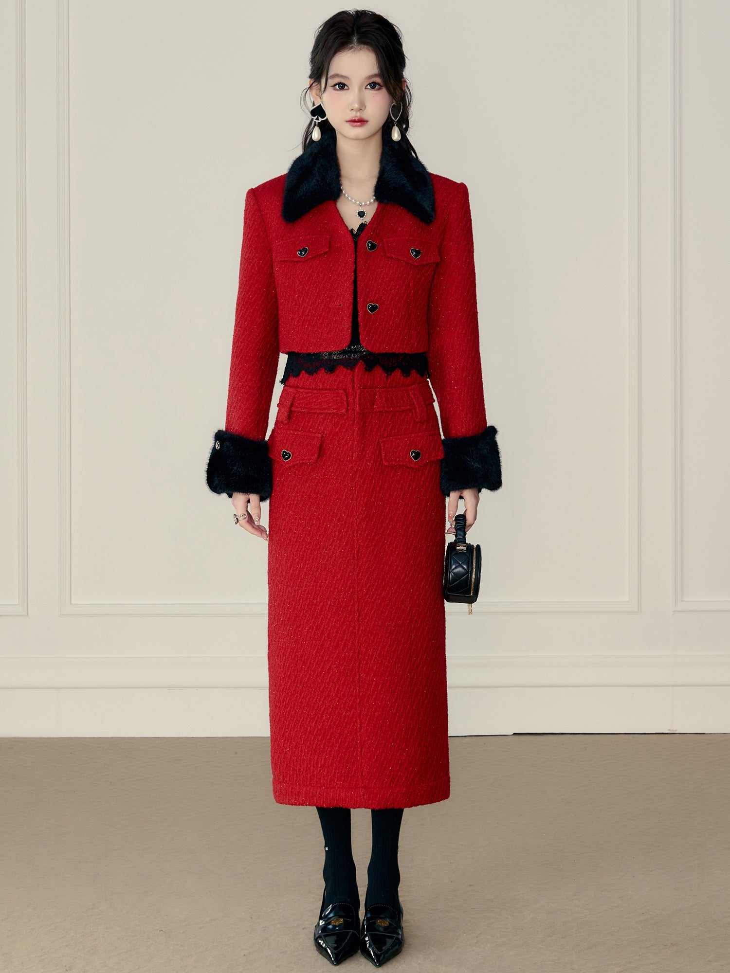 Retro Revers Short Jacket & gerade Rock