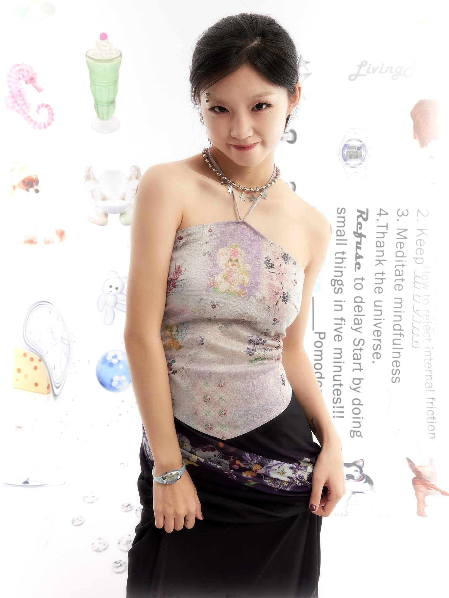 인쇄 된 고삐 스트랩 조끼