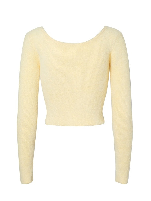 모피 짧은 가디건 및 치마