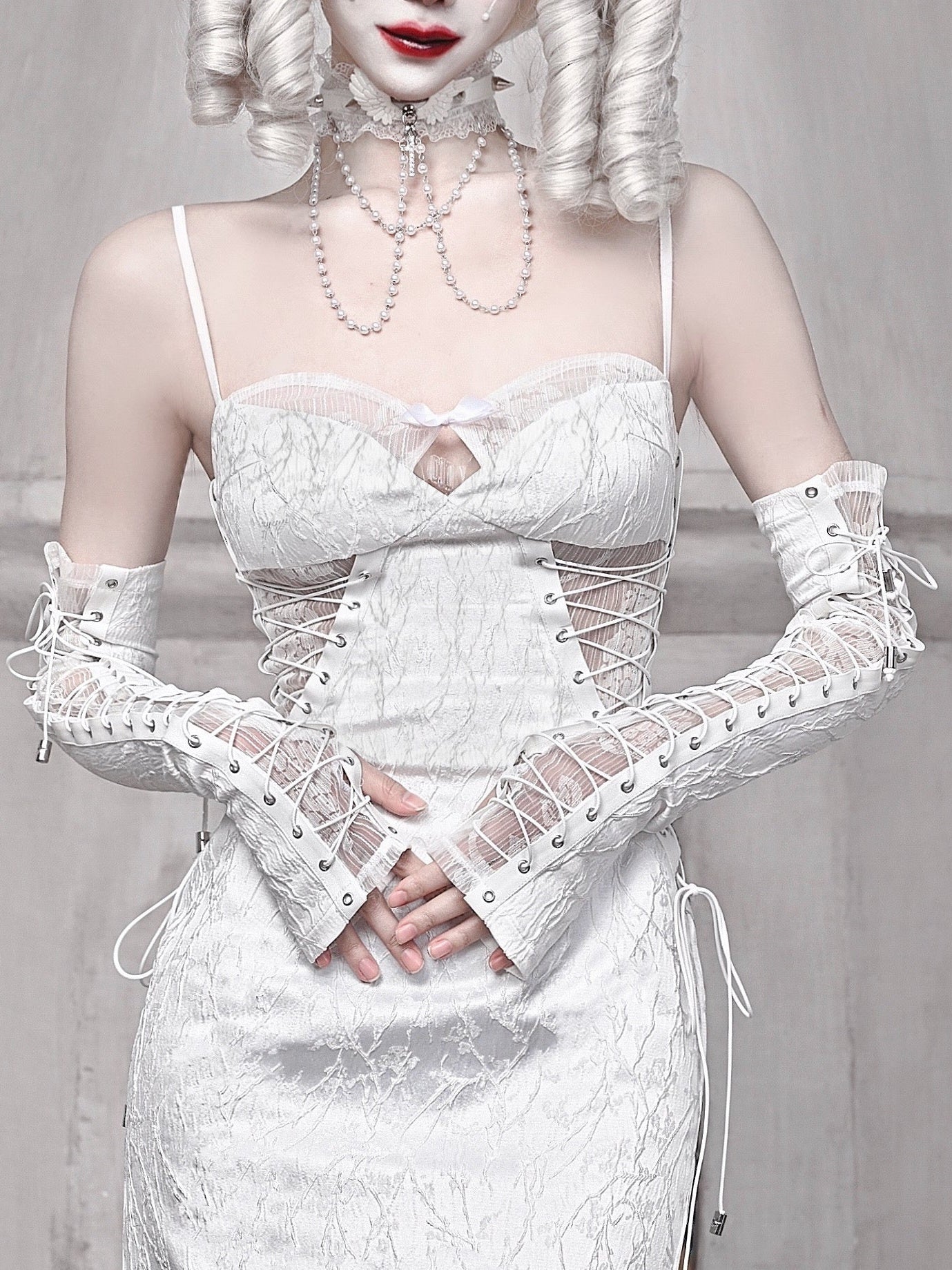 양각 자카드 슬리브