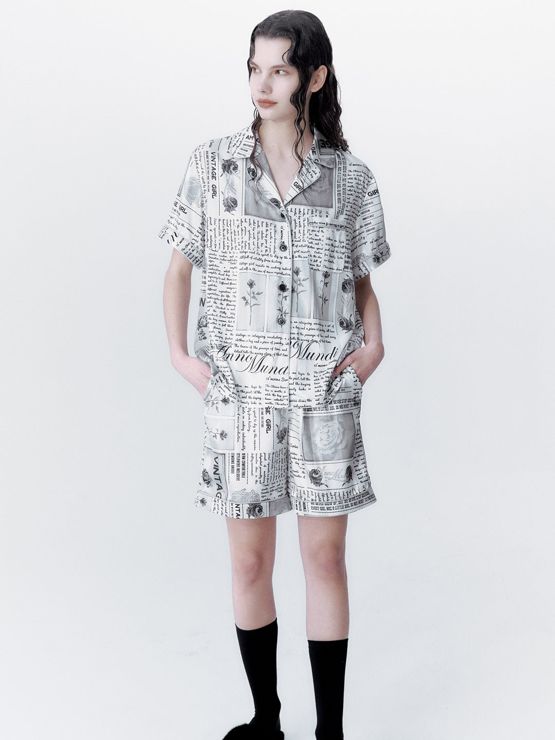 Lässige moderne Hemdhose