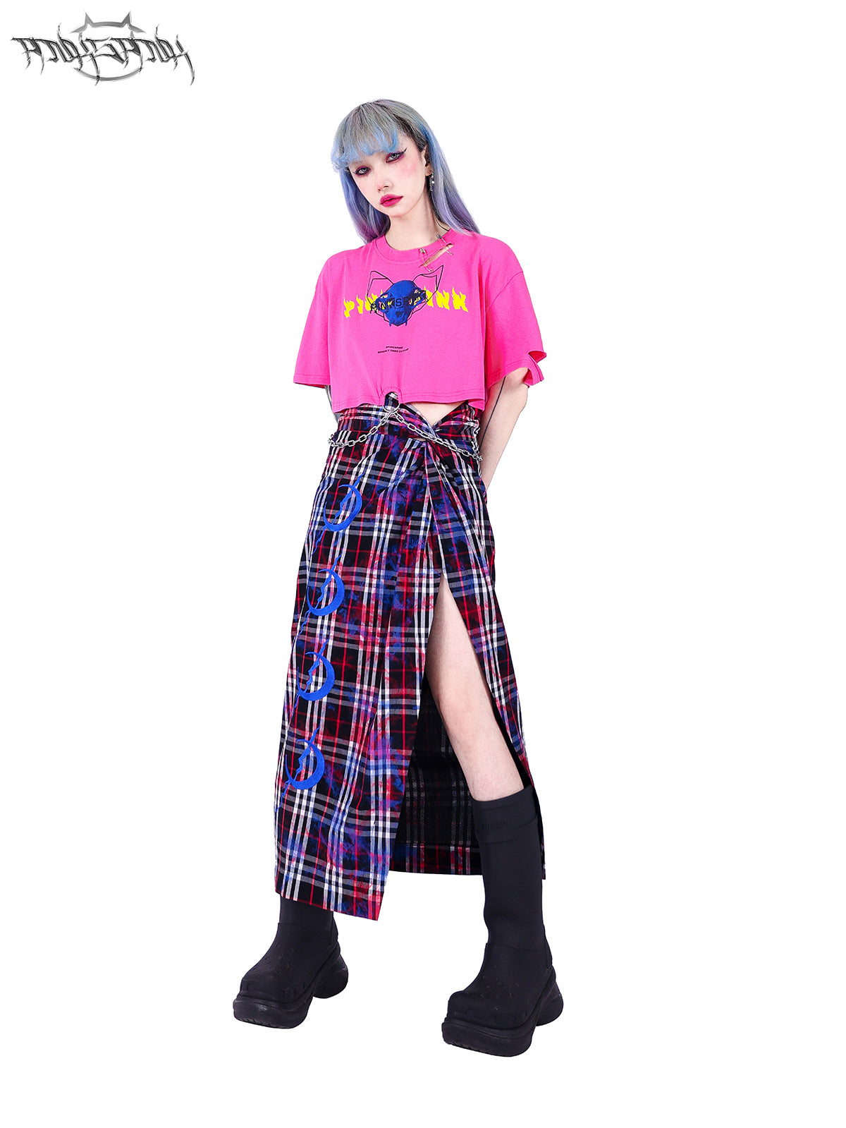 Cropped Loose Nichi Ring T-shirt