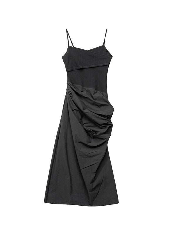 Dreidimensionales Kleid von Falten-Hosentender