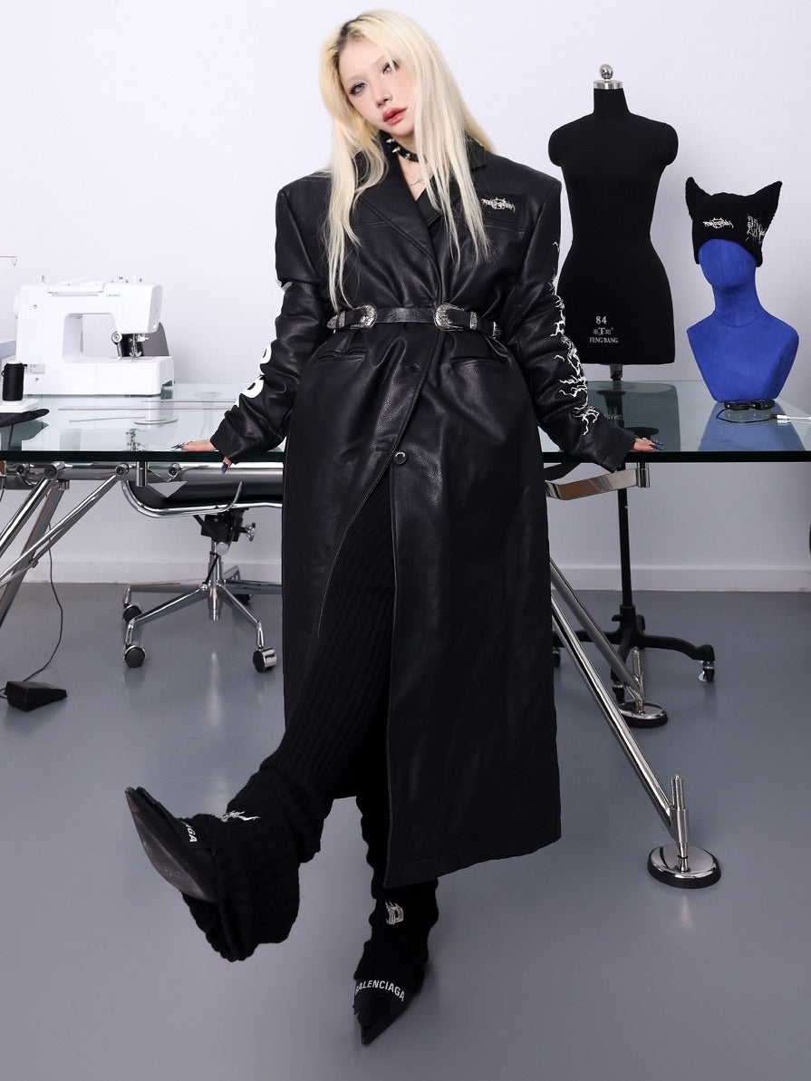 Mikro-Embroidered Leggings