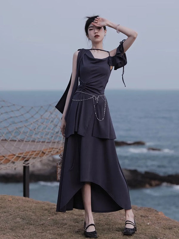 日本製品 Herlipto Cholet Lace Knit Dress - ワンピース