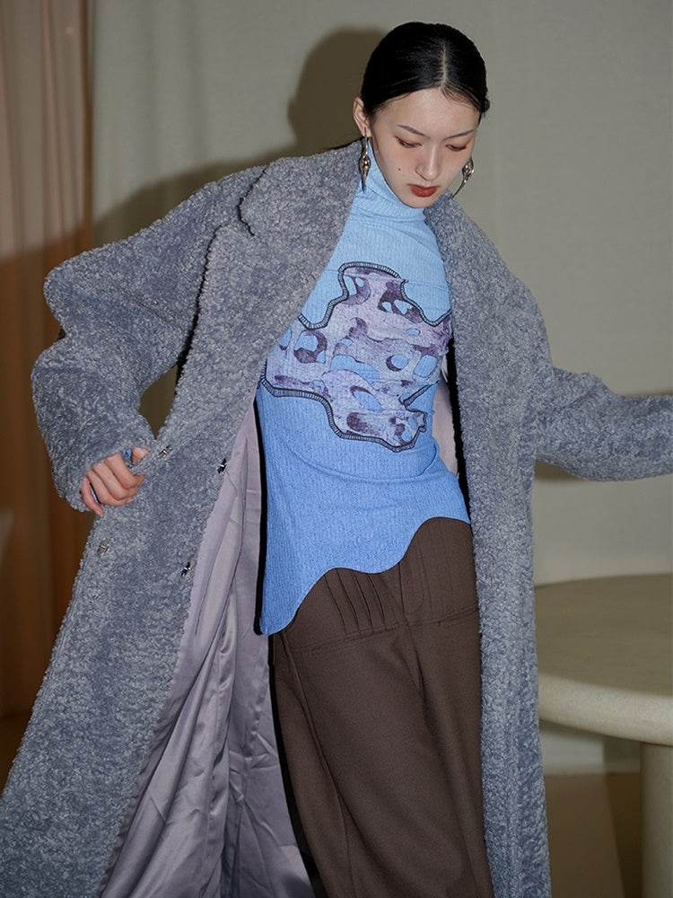 HeavyWeight Wool Long Loose Coat