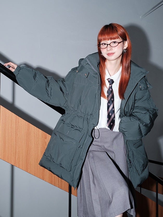 WHITE DUCK DOWN JACKET