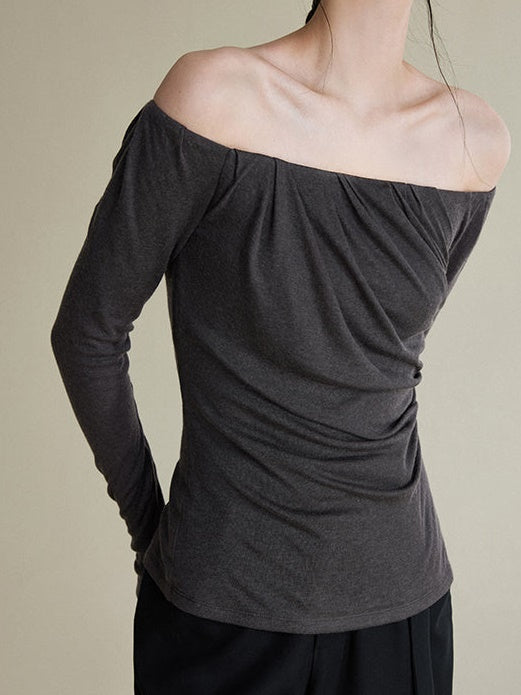 ONE WORD COLLAR T-SHIRT
