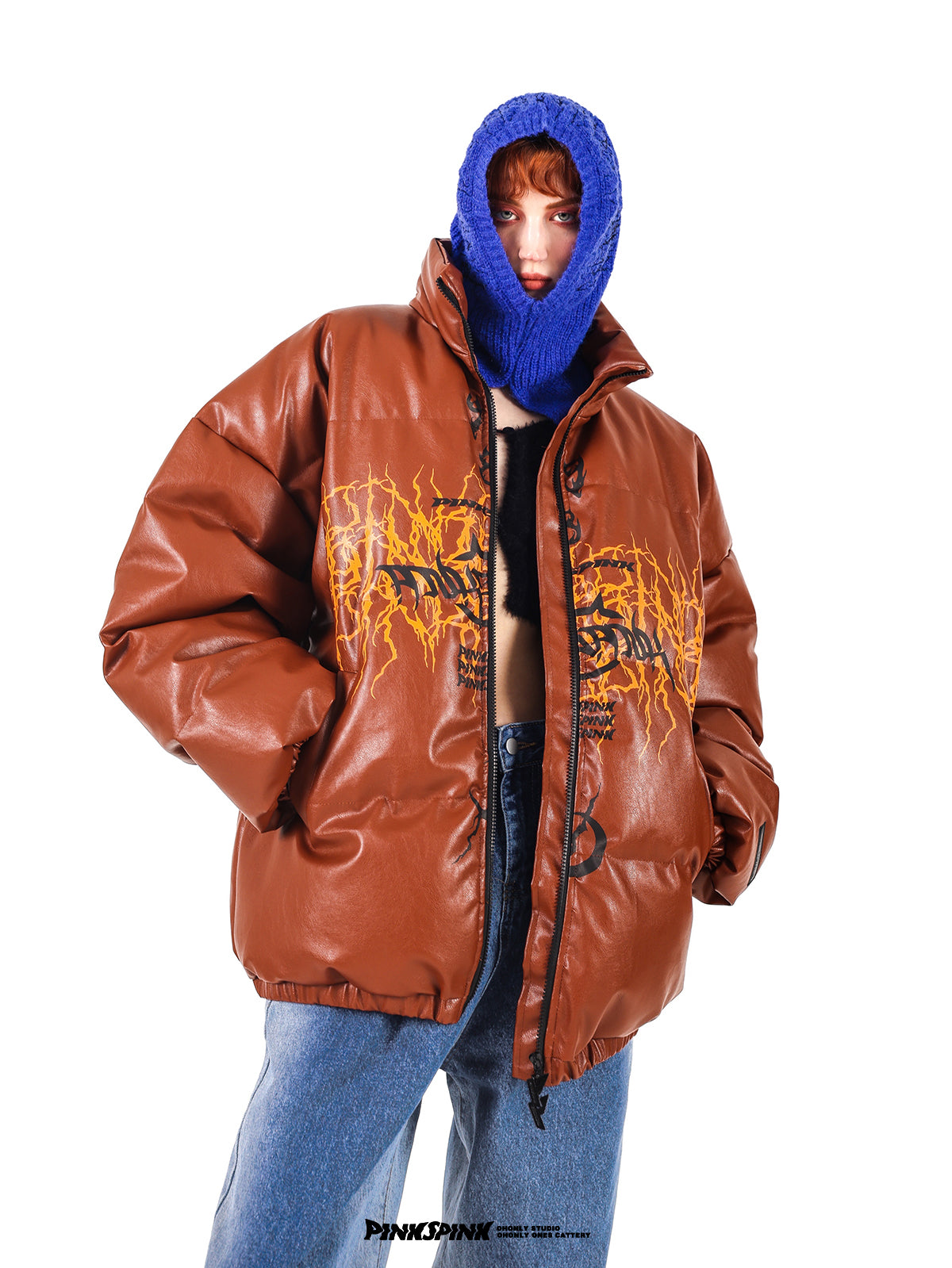 Dicker loser Logo Down-Jacket