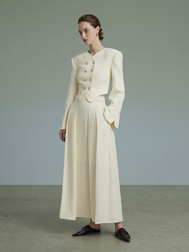 French Retro Small Fragrance Jacket & Skirt