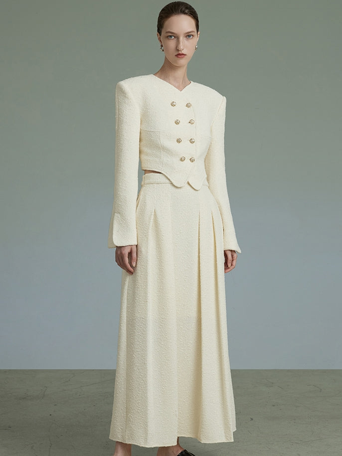 French Retro Small Fragrance Jacket & Skirt