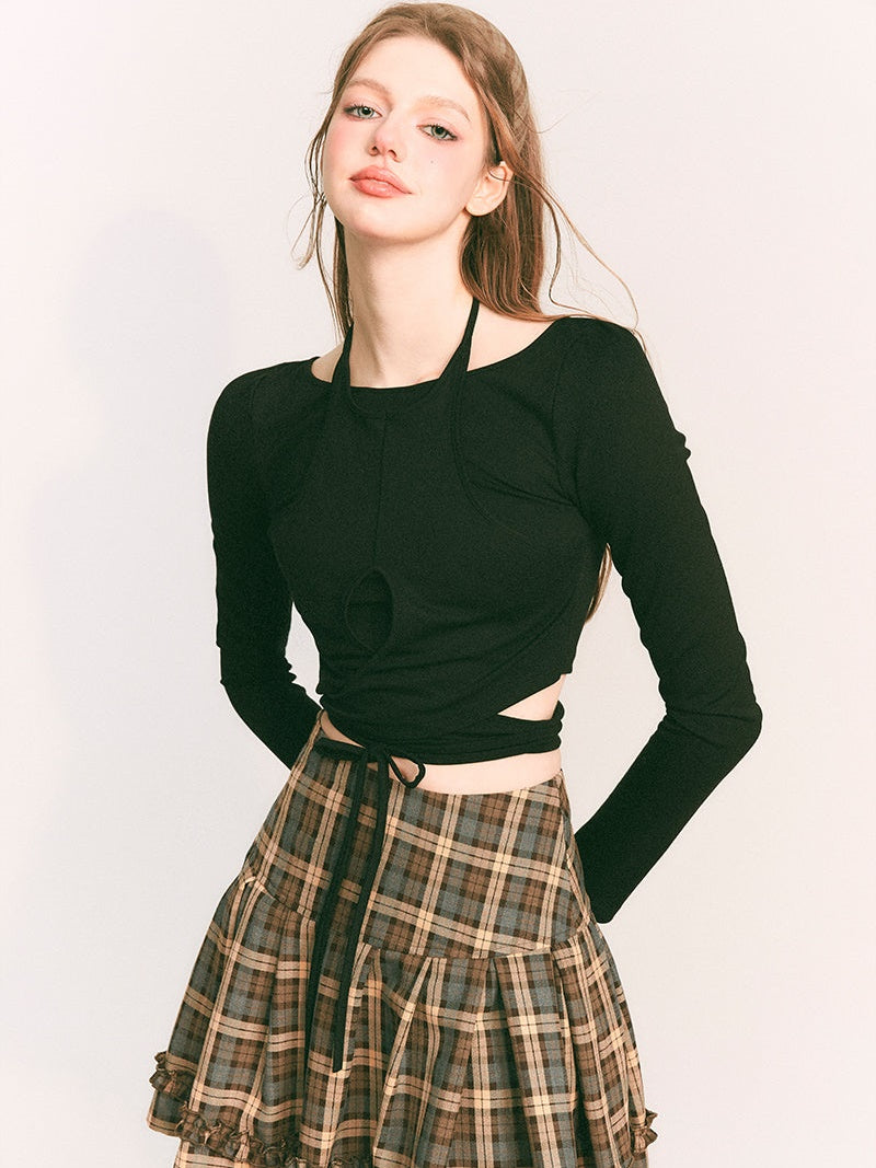 Gurte hängende Halshöhle -Oberseite