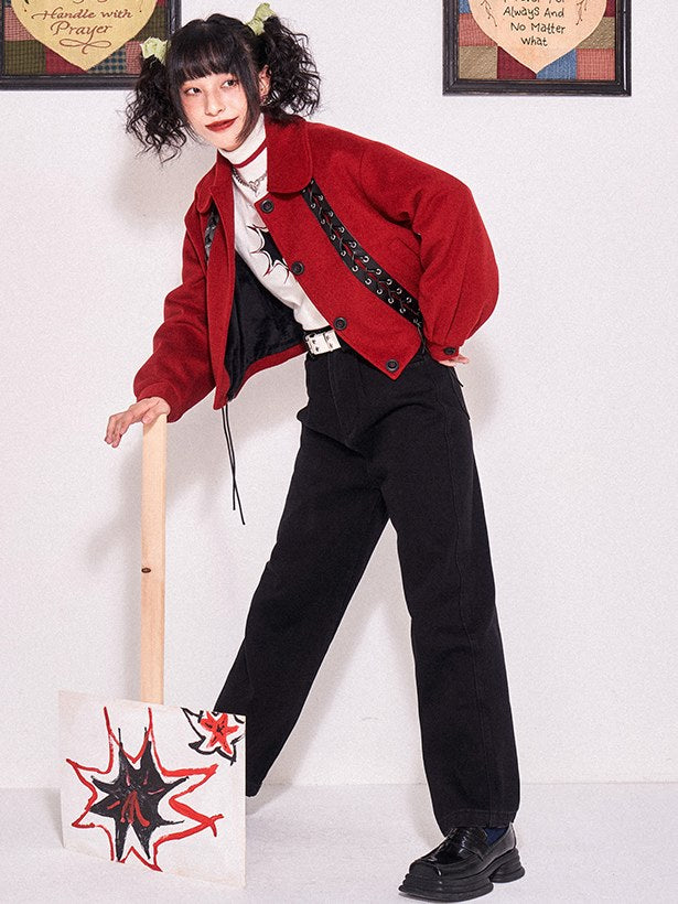 인형 목 디자인 코트