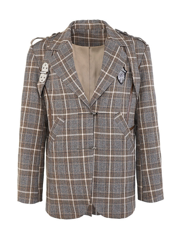 British Style Anzug Jacke & Shirt & Culottes