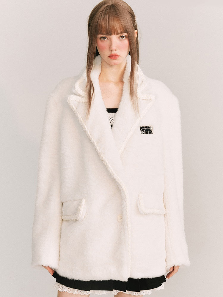 Furry Hairy Twist Jacket