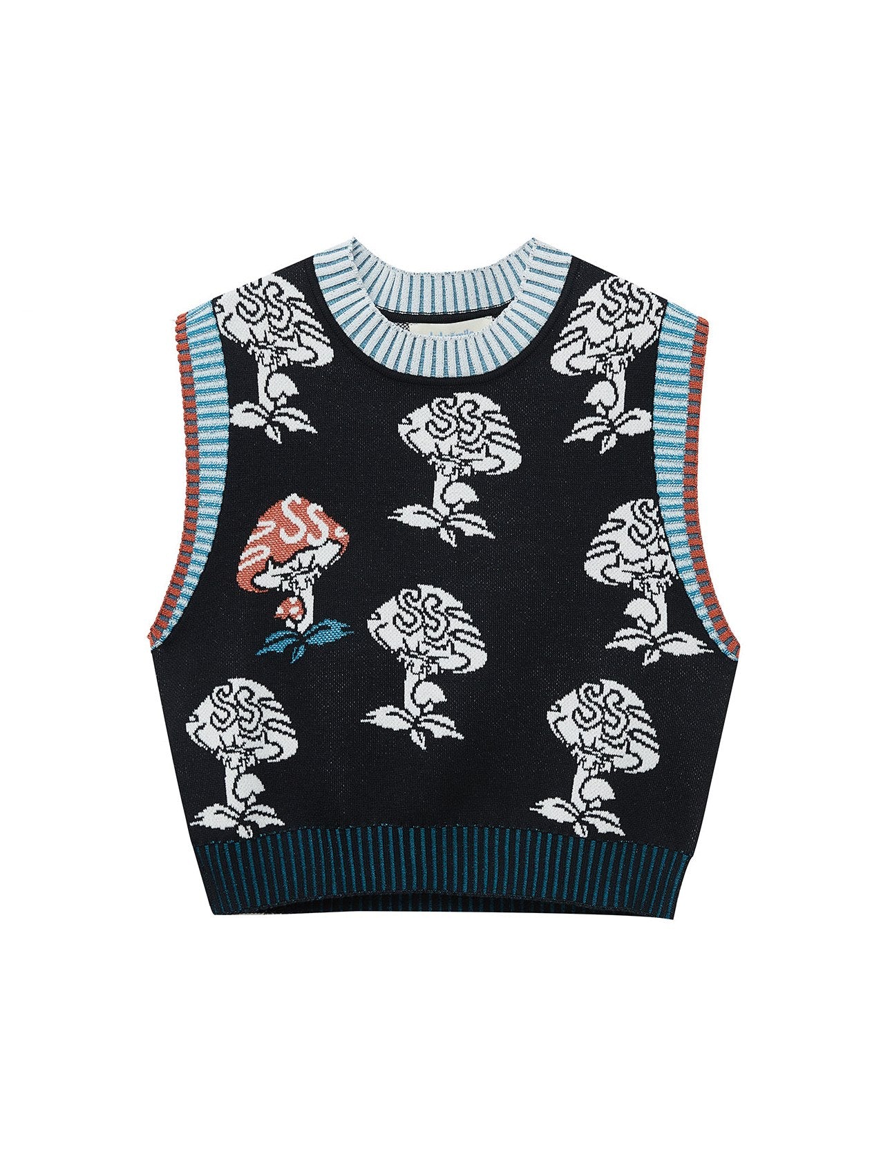 Pilzgestrickte Weste