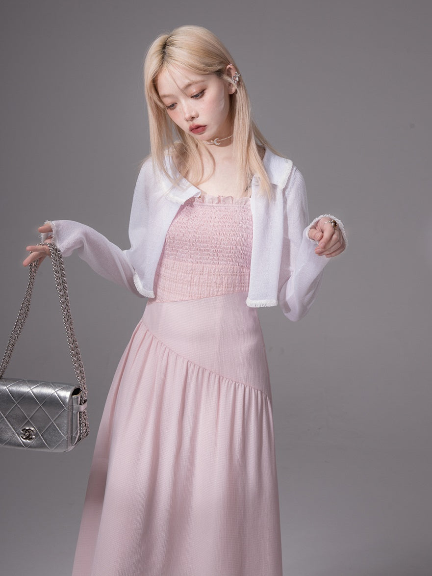 Sunscreen Fringe Edge Knit Cardigan