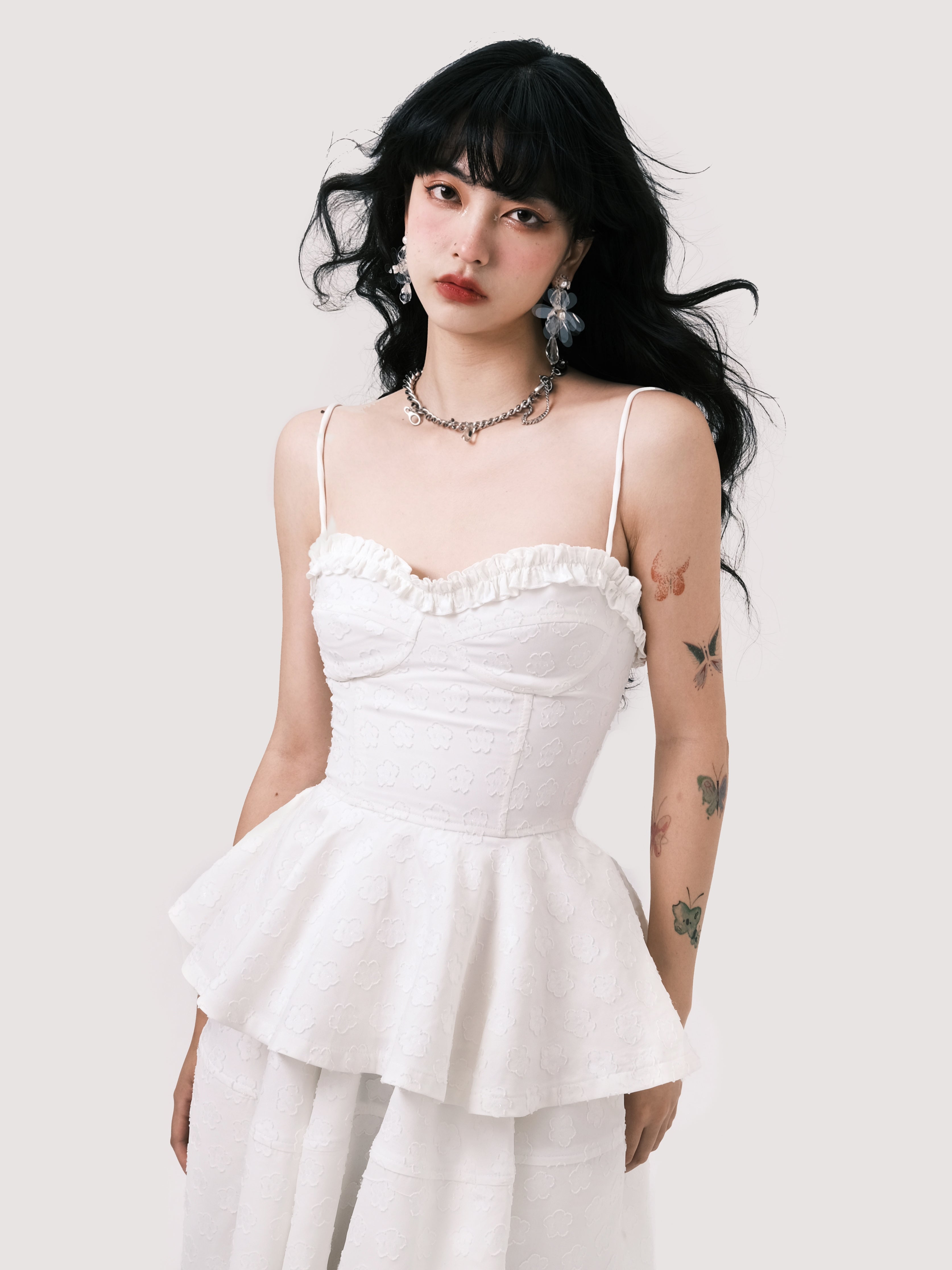 Top à suspense et jupe longue