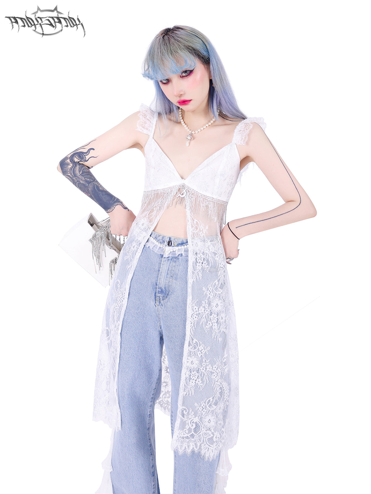 레이스 니치 니치시피 요정 원피스