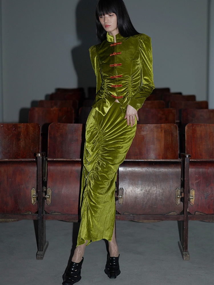 Samtfalten -Longrock