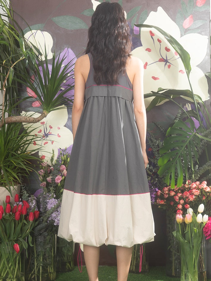 대비 색상 조절 가능한 새싹 원피스