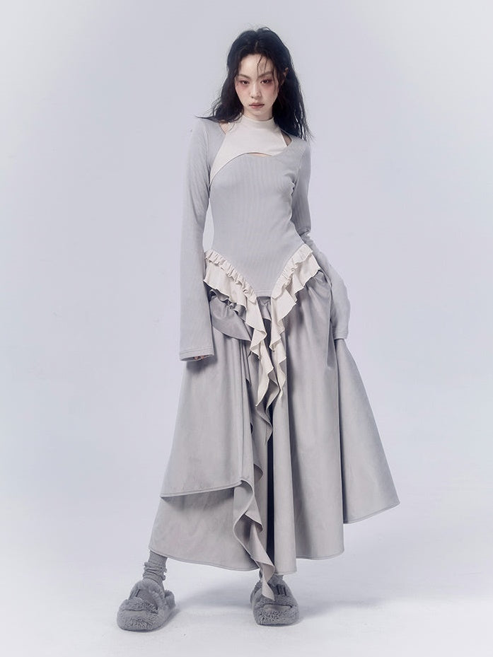 해체 된 프릴 탑