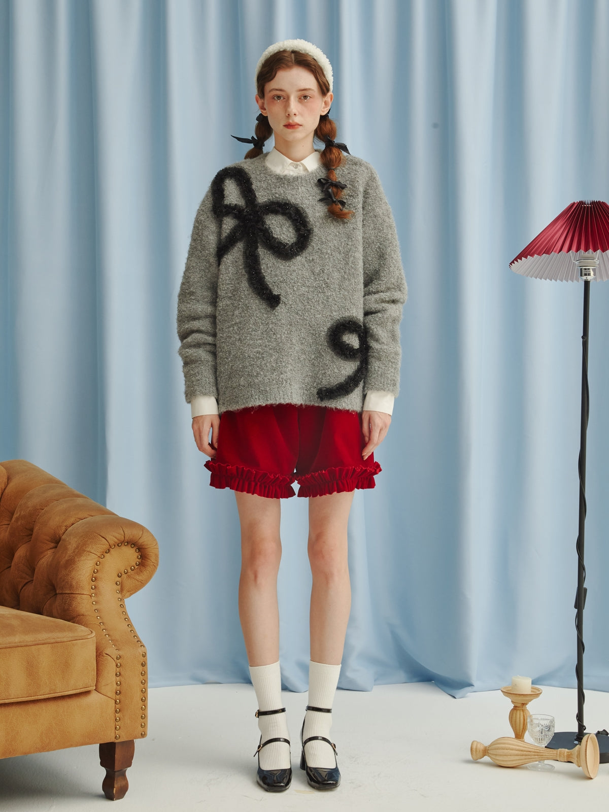 Süße süße Band Stickpullover stricke