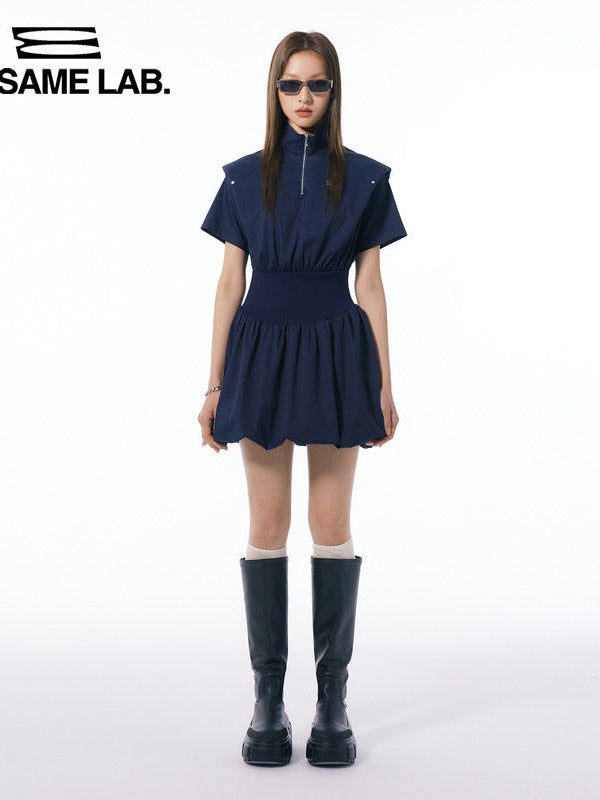 Standcollar Taille Form Ballon Einteiliger