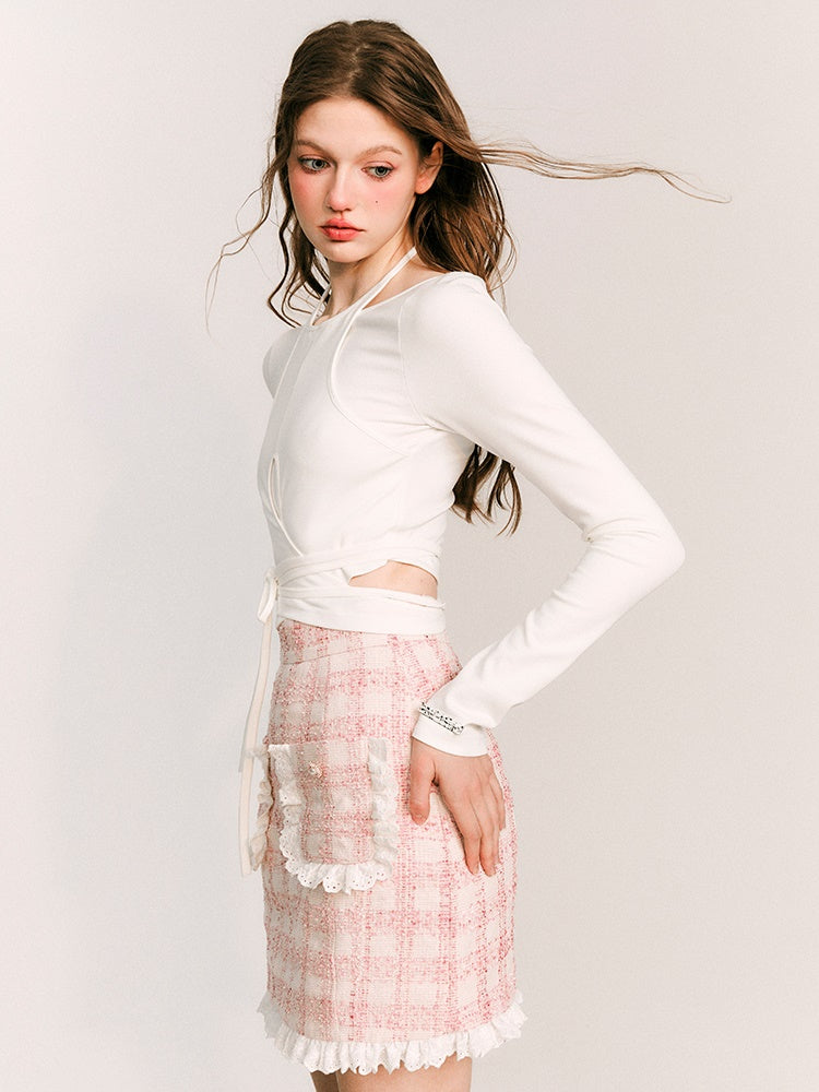 Gurte hängende Halshöhle -Oberseite