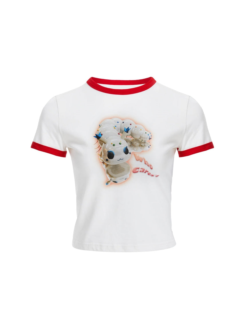 American Vintage Print Slim T-Shirt